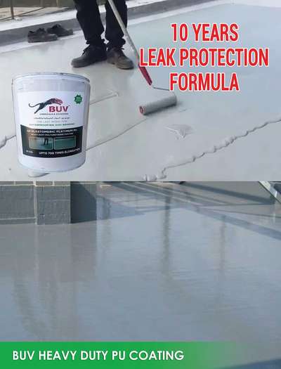 P U  waterproofing
10 years warranty  
 #Water_Proofing  #polyurethane #heatresistant #100%