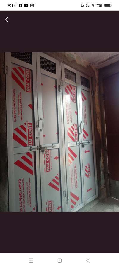 Aluminium Doors Material+Labour