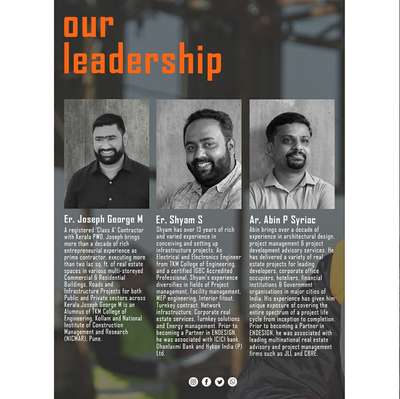 OUR LEADERSHIP
 #Architect #Contractor #InteriorDesigner #homeinterior