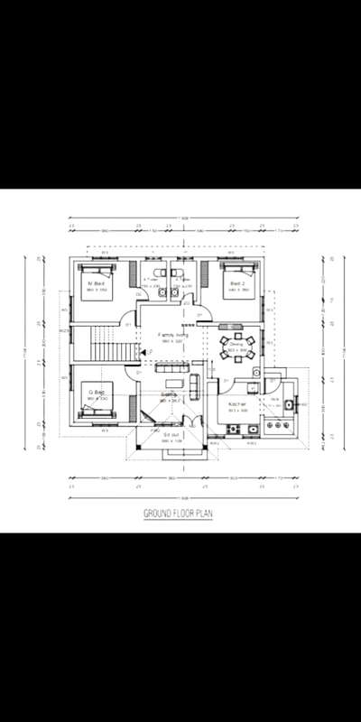 Residence for Mr. Prasad & Usha, Mezhuveli #FloorPlan
 #HouseConstruction  #Pathanamthitta