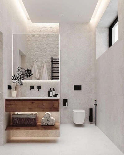 A bathroom should be a place where you can luxuriate and pamper yourself. 🚿
.
.
#BathroomDesigns #BathroomIdeas #luxuryhouse  #HouseDesigns #jodhpur
