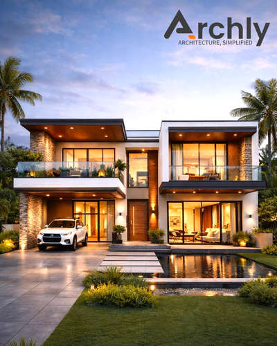 At Archly, we keep your home designing process simple and transparent. For a fixed fee of ₹25,000, we provide a complete professional design package that includes a site visit, digital topographic survey, detailed 2D floor plans, 3D elevation design, 3D interior walkthrough, and RFQ documentation.

If you are planning to build a home in or around Ernakulam or Thrissur, we would be happy to connect and discuss your requirements.

Shihab Mohammed
Senior Design Consultant
Archly | Simplifying Architecture
Thrissur | Ernakulam
https://archly.space

#architectureldesigns 
#homedesigning
#FloorPlans 
#3Delevation
