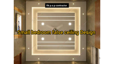 false ceiling Design for small bedroom  #rkpopcontractor