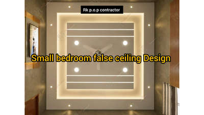 false ceiling Design for small bedroom  #rkpopcontractor