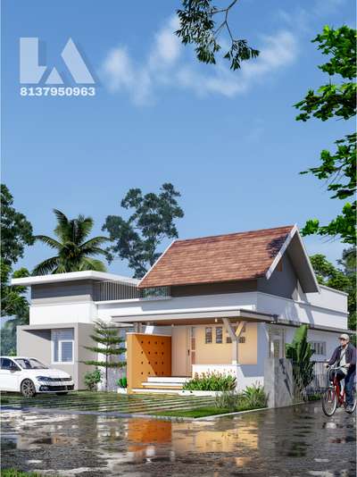 #modernhome #KeralaStyleHouse #keralatraditionalmural #architecturekerala #architecturedesigns #Architect #Malappuram #manjeri #2bhk