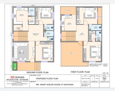 30x40 house plan* 4bhk* drawing*dinning*m.bed*guest bedroom* a. toilet*c.toilet*pooja*store*utility* terrace*balcony*