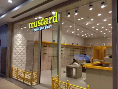 mustard cloth showroom at dwarika 💫 #showroomdesign  #Architectural&Interior