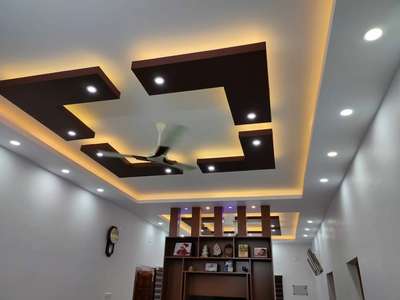 Illuminating ceilings with expertise. For more details contact : 7306886614 #ceilingwonders#experiencedelectricalworks