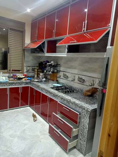 modular kitchen  #LShapeKitchen  #ModularKitchen  #InteriorDesigner