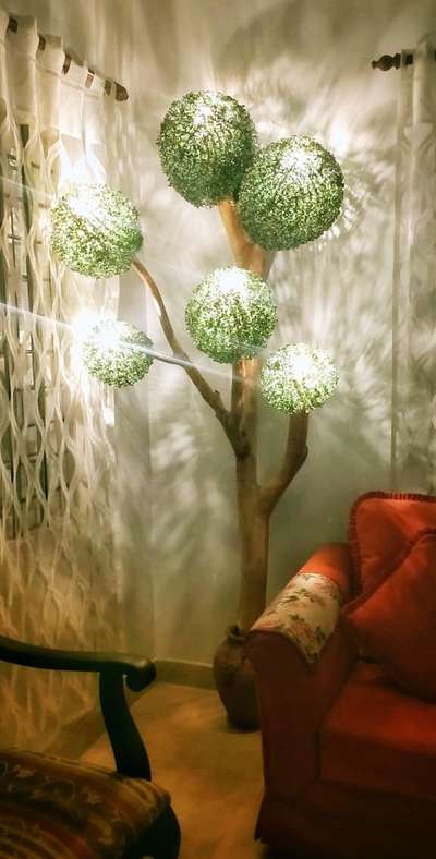 Tree Branch Lamp #handmade  #woodeninterior  #HomeDecor  #decorlight