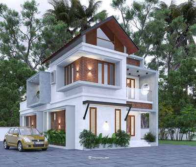 New Project @ Calicut. 

Area :- 1700 sq feet
3 bhk

 #exteriordesigns #architecturedesigns #tropicalhouse #tropicaldesign #claddingwork #naturalstone #industrialdesign #TexturePainting