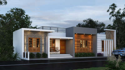 Contemporary House @ Puthoor 4 BHK    1724Sqft