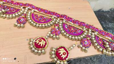 patola toran Reversable pink & yellow color, shree nath ji gota toran made by me costomizde in your door size available, book your order any inquiry Dm me 8224922268 watsapp me
