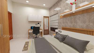 Bedroom Design... (Skywood Interiors Thiruvalla... 6238823826)