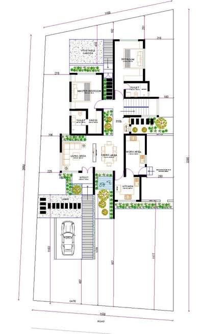2100 sq ft residence plan
Ground Floor
 #FloorPlans  #plandesignHouse_Plan #architectureldesigns  #3DKitchenPlan  #architecturedesigners