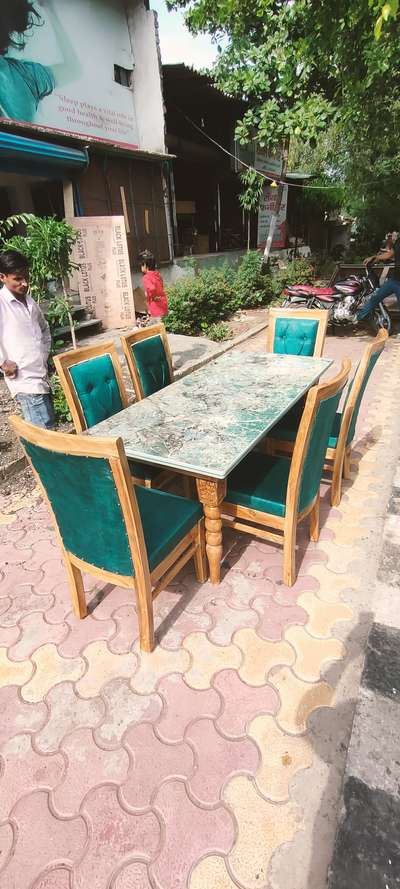 premium quality dinning table set with Italian marble top  #dinning  #dinningtable #teakwoodchair #sagonwood #premiumdesigns