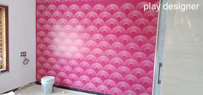 stencil wall painting designe 
 #stencil  #WallDecors  #Painter