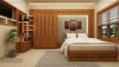 yah bedroom pura take teak wood

se complete kiya ho gaya hai