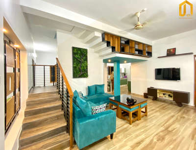 Interior design for residence at Karunagapally by Keystone Architectural Design Studio.