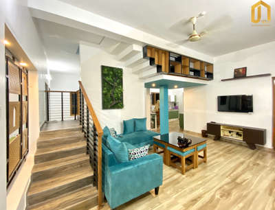 Interior design for residence at Karunagapally by Keystone Architectural Design Studio.