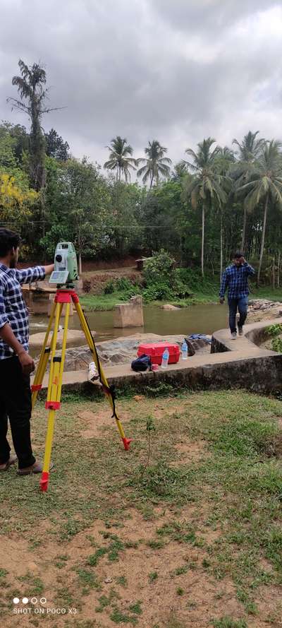 total station
bridge site