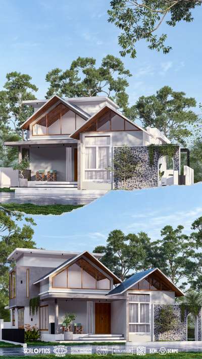 #grey  #moderndesign  #modernhousedesigns  #3dexretiormodeling #KeralaStyleHouse