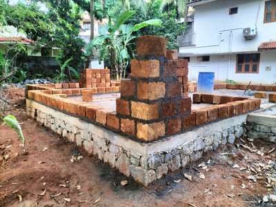 Brick work on progress@ottapalam site
make your dreams home with MN Construction cherpulassery contact+91 9961892345