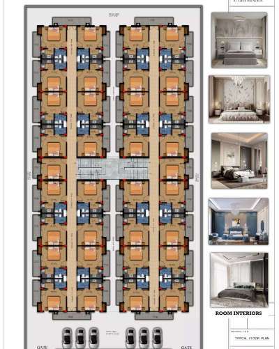 floor plan rendering @ Unboxing Interiors