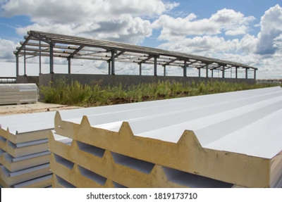 the roofing sheet sandwich