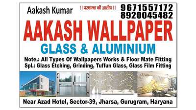 all Aluminium And Glass work 280rs per sqft