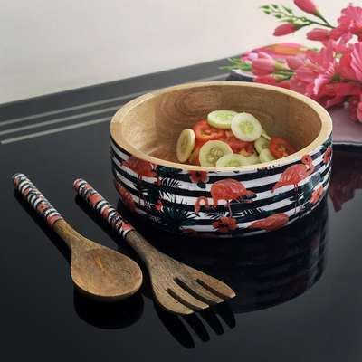 Enhance your dining and serving experience by adding our Tropical flamingo wooden salad bowl and perfectly matched Serving spoons. Not only are they functional essentials, but they also imbue every serving with a luxurious aura, making your dining table stand out and shine.

#avintageaffair #vintagedecor #perfectkitchen #kitchenware #kitchendecoration #serveware #woodenbowls #matchingdecor #gift #giftingideas #tableware #tabledecor #flamingodecor #aestheticstyle #functionaldesign #elegantdecor #kitchendecorideas #luxelook #pantryorganization #saladbowl #servingbowl #exquisitedesign #organizeyourhome #homestylinginspo #healthyfood #healthylifestyle #serveothers #ambiancedecor #newarrivals #shopnow #decorshopping