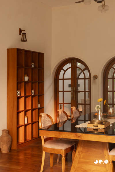 Arcade – Where arches, light, and landscape converse, and tradition finds a quiet 
contemporary soul.
Clients : @aarcha_vinod @ramvinodk 
Area: 4488 Sq.ft
Location: Bharanikavu, Kollam, Kerala.
Principal Architect/Designers: @ar.jun_v_a @_ar_anoop @ananthansurendran 
Interior Styling: Adheena Baburaj @dhii_design_studio 
Photography: @iksha.in #architecturedesigns  #KeralaStyleHouse  #TraditionalHouse  #interiordesignerkerala  #Architectural&Interior   #architectsinkerala