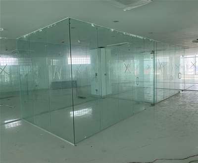 toughen glass partition