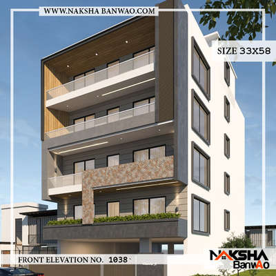 On Going project #Bhilwara Raj.
Elevation Design 33x58
#naksha #nakshabanwao #houseplanning #homeexterior #exteriordesign #architecture #indianarchitecture
#architects #bestarchitecture #homedesign #houseplan #homedecoration #homeremodling  #Bhilwara #decorationidea #Bhilwaraarchitect

For more info: 9549494050
Www.nakshabanwao.com