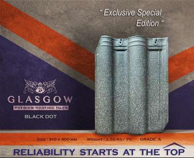 GLASGOW Premium Roofing Tiles

Exclusive Special Edition Colour 'Black Dot'
Ph: 8281417090