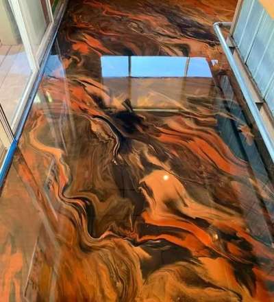 Italian metallic floor