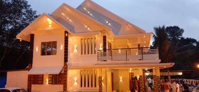 #Designs #PergolaDesigns #twostorey #residence3d #KeralaStyleHouse