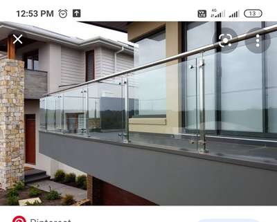 steel glaas railing