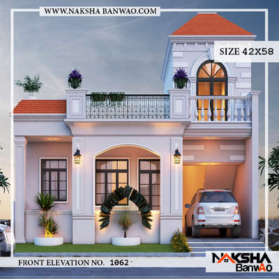 Running project #bhilai Chhattisgarh
Elevation Design 42x58
#naksha #nakshabanwao #houseplanning #homeexterior #exteriordesign #architecture #indianarchitecture
#architects #bestarchitecture #homedesign #houseplan #homedecoration #homeremodling  #decorationidea #bhilaiarchitect

For more info: 9549494050
Www.nakshabanwao.com