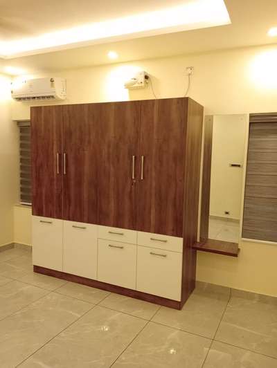 Completed project pic in thiruvalla.
# Home interiors.
# Home.
# Wardrobe.
# Modular kitchen.
# T. v unit.
#GypsumCeiling..
# Thiruvalla.
# Alapuzha.