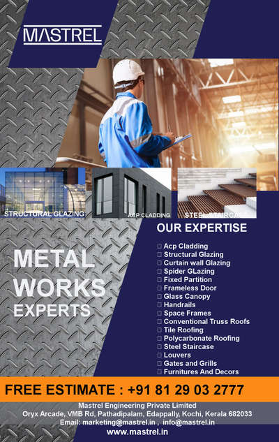 #keralafabricators  #MetalSheetRoofing #Metalpartition
