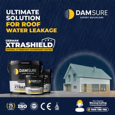 Roof Leakage Protection with Damsure.

#WaterProofing #roofwaterproofing  #Rain