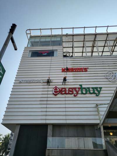 # ACP cleaning  Rope Access Glass Cleaning