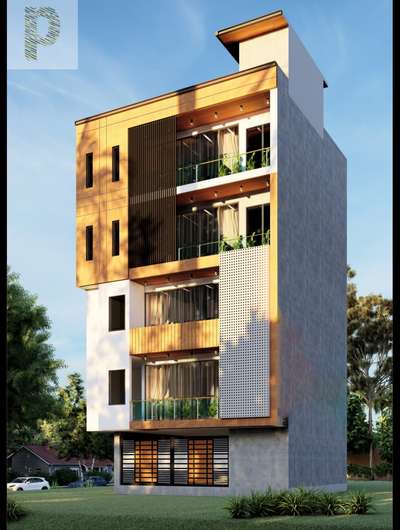Another option for Corner Elevation of 80sq.yd. plot in Dwarka.