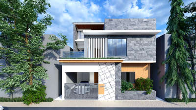 #architecturedesigns #Architectural&Interior #kerala_architecture #Architect #InteriorDesigner #Architectural&Interior #freelancework #freelancer #3D_ELEVATION