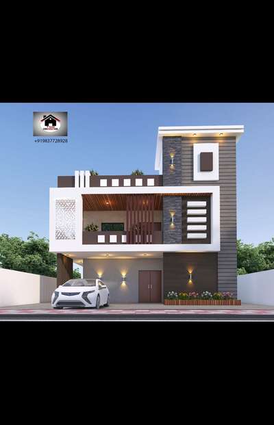 Duplex House Elevation Design Follow us for more