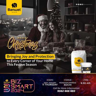 Christmas is a time of joy, warmth, and togetherness. At Banwet, we're committed to ensuring these precious moments are celebrated in the comfort of a safe and secure home. Our waterproofing solutions safeguard your festive gatherings, ensuring a dry, warm, and joyful environment for you and your loved ones. Trust Banwet to be the silent guardian against the winter rains, preserving the beauty and integrity of your holiday haven. Wishing You a Merry Christmas filled with Peace, Love, and the Assurance of a Protected Home. - The Banwet Family