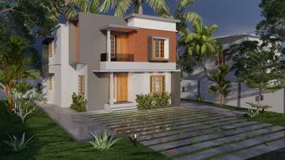 1407sqft
gf: 837sqft
ff: 570sqft
4bhk
name: rasheed
place: thrissur 
 #3d #3DPlans