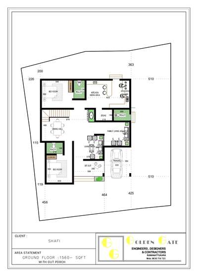 gf and ff plan with 3d