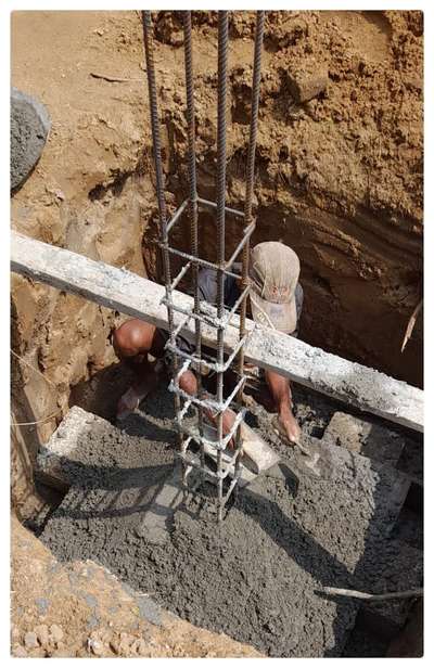 work in progress...
column footing and plinth beam concrete finished.... 
 #plinth_beam  #column_footing 
#lkdesignersanddevelopers 
 #parumala